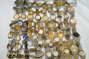 D261 large amount wristwatch 50 point set Vintage accessory men's lady's together . summarize set sale quartz immovable goods 