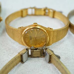 F492 全てCITIZEN/シチズン ゴールドカラー 腕時計 アクセサリー レディース 大量 セット まとめて おまとめ まとめ売り 不動品の画像7