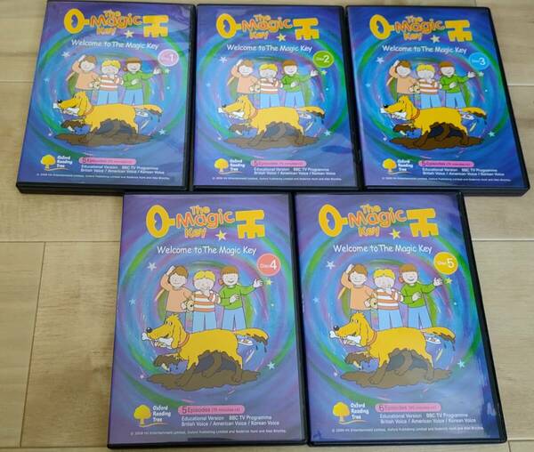 ORT オックスフォードリーディングツリー「The Magic Key」 DVD ５巻セット