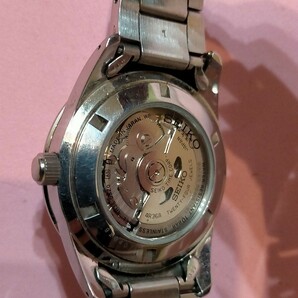 【動作確認済】セイコー SEIKO 自動巻き 腕時計 シースルーバック の画像2
