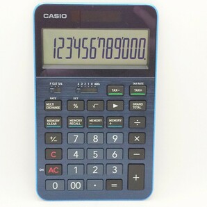 CASIO プレミアム電卓 S100-BU ブルー フラッグシップモデル 山形カシオ 箱ダメージあり 極上品の画像4