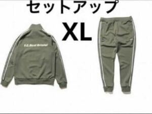 fcrb TRAINING TRACK JACKET PANTS セットアップ　カーキ