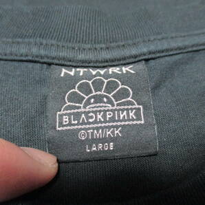 【新品未使用・送料600円】Takashi Murakami × BLACKPINK SIGNATURE TEE BLACK L 村上隆 ブラックピンク ブラック 半袖の画像6