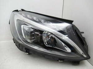 【即決有】 MercedesBenz ベンツ Cクラス W205 前期 純正 右 ヘッドライト LED A 205 906 76 03 (n094711)