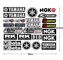 防水反射 Yamaha バイクステッカー / ヘルメットステッカー / ヤマハ デカール _画像4