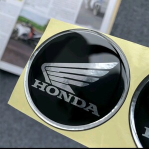  防水反射 HONDA ホンダ 3D 2個セット バイクステッカー ヘルメットステッカー タンクパッド タンクステッカー 6.0センチの画像4