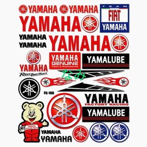 防水反射 Yamaha バイクステッカー / ヘルメットステッカー / ヤマハ デカール  25x30センチ 反射ステッカーの画像1