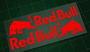 ★赤反射　Redbull レッドブル　車ステッカー　バイクステッカー　ヘルメットステッカー　バイクアクセサリー　スポーツ　BMX 　デカール　