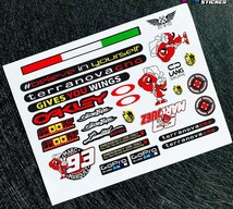 防水　バイクステッカー　ヘルメットステッカー　レーシングステッカー　 MotoGP　マルク・マルケス　93 デカール デカール_画像1