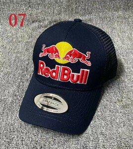 [色: ネイビー] RedBull cap レッドブル帽子　キャップ 帽子　バイク帽子　スポーツ帽子　レッドブル　キャップ　。