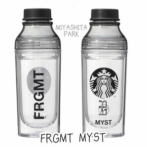 スタバ ダブルウォールサニーボトル ブラック FRGMT MYST 473ml MIYASHITA PARK スターバックス 渋谷の画像1