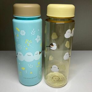 シマエナガ　ウォーターボトル　水筒 500ml 2本セット タンブラー