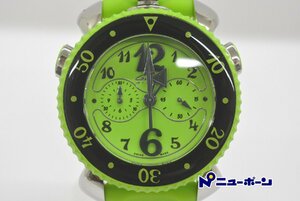 1T99★GaGaMILANO　ガガミラノ　7010.07　スポーツクロノ　QZ　腕時計★USED＜ニューポーン＞