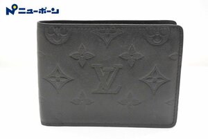 1B564★LOUIS VUITTON ルイヴィトン ポルトフォイユ・ミュルティプル M62901 モノグラム・シャドウ ★USED★＜ニューポーン＞