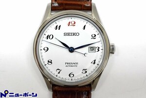 1T111★SEIKO PRESAGE★琺瑯 (ホーロー)ダイヤル 白★ウォッチサロン限定モデル★SARA017★展示・未使用品★＜ニューポーン