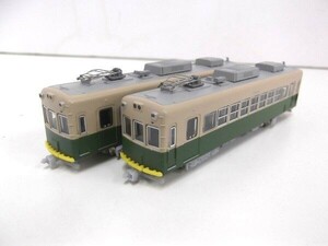 【動作確認済】MODEMO 京福電鉄 モボ101形電車（標準塗装）M車 NT69×2個 Nゲージ/60サイズ