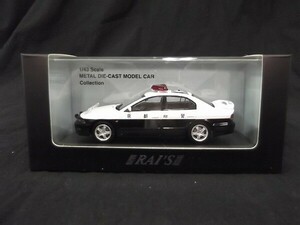 【未開封】RAI'S 1/43 MITSUBISHI/三菱 GALANT/ギャラン VR-4（EC5A）2002 京都府警察高速道路交通警察隊車両（K27）H7430207/60サイズ