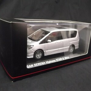 KYOSHO/京商 1/43 NISSAN/日産 SWRENA Highway STAR G 2014/セレナ Brilliant Silver/ブリリアントシルバー No.03871BS/60サイズの画像6