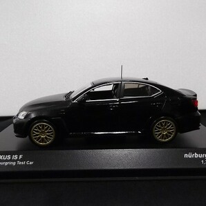 京商/KYOSHO 1/43 レクサス ニュルブルクリンク テストカー/LEXUS IS F Nurburgring Test Car ブラック/BLACK No.JCK03304NU/60サイズの画像2