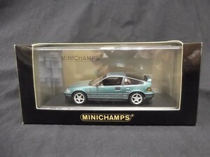 MINICHAMPS/ミニチャンプス 1/43 Honda/ホンダ CR-X Coupe 1989 グリーンメタリック/Green metakkic 430 161571/60サイズ