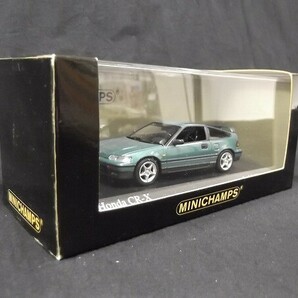 MINICHAMPS/ミニチャンプス 1/43 Honda/ホンダ CR-X Coupe 1989 グリーンメタリック/Green metakkic 430 161571/60サイズの画像6