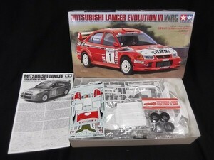 【内袋未開封/未組立】TAMIYA/タミヤ 三菱/MITSUBISHI ランサー/LANCER EVOLUTION IV WRC 1/24 スポーツカーシリーズ NO.220 /佐川80サイズ