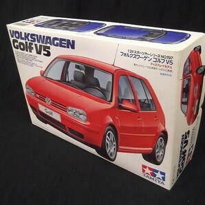 【内袋未開封/未組立】TAMIYA/タミヤ フォルクスワーゲン ゴルフ/VOLKSWAGEN Golf V5 1/24 スポーツカーシリーズ NO.197/佐川60サイズの画像10