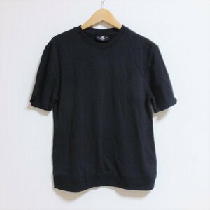 Z902　H&M　ブラック　半袖　カットソー　Tシャツ　【メ便】