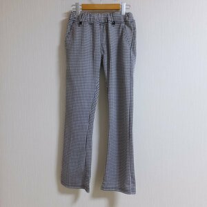 X272 Kaepa Kei pa black check pattern pants S [me flight ]