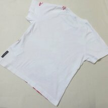 BM92 ARMANI　JUNIOR　アルマーニJr　ホワイト×レッド　半袖　Tシャツ　4A 106cm　イタリア製　キッズ　子供服　【メ便】_画像6