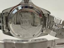 TAGHEUER タグホイヤー 980.613Bプロフェッショナル 青文字盤 青ベゼル・不動_画像5