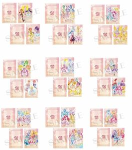 全プリキュア展 クリアファイルセット A.B.C.D.E.F.G.H.I 9点 全種コンプリート