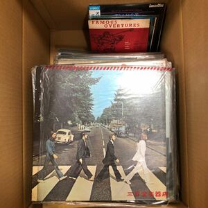 【現状品】4-29 レコード 洋楽 ロック POPS クラシック オーケストラ 他 帯付き有り 120サイズ 箱いっぱい おまとめ