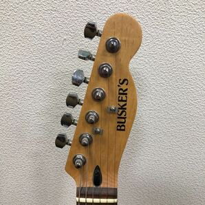 【現状品】4-66 BUSKER'S バスカーズ エレキギター NO.474654 ブラック ソフトケース付き 弦楽器 の画像3