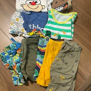 90サイズ Tシャツ ズボン１０着セット ハーフパンツ 半袖Tシャツ 男の子 こども服