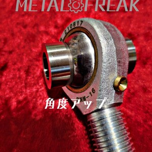 M-0006 METAL FREAK メタルフリーク ジムニー JA JB ピロボール化 カラー スペーサー ラテラル ピロ ステンレス 高精度 改良版の画像5