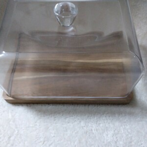 ZARA HOME Zara Home cake stand glass dome rectangle 