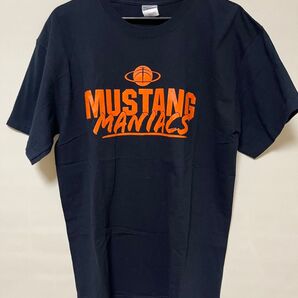 ギルダン 半袖Tシャツ ネイビー マスタング 古着