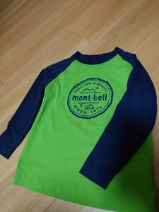 子ども服　mont-bell　モンベル 長袖Tシャツ　110cm