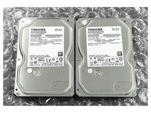TOSHIBA DT01ABA050V 2台 500GB 3.5インチ HDD AVコマンド対応 P7