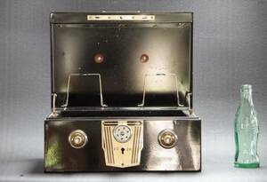  Vintage Randage Safe Showa Retro Plarm Cash Box Alarm Box