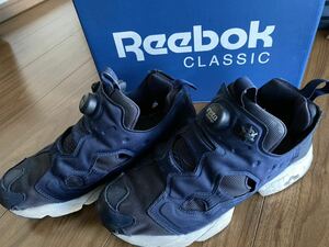 USED リーボック インスタ ポンプ フューリー ネイビー 25.5cm ／REEBOK INSTA PUMP FURY OG V65752