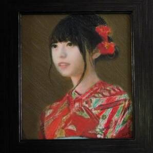 京極 翔  美人画 真筆 絵画全国公募展＜優秀賞受賞＞ アートフェア 新品額付き ※高塚省吾 中島健太  おおた慶文 の画像1