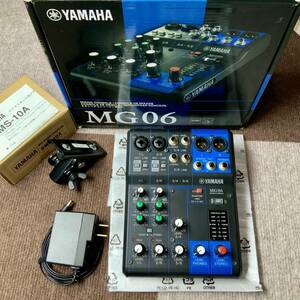 YAMAHA MG06 analog mixer & mice stand adaptor |BMS-10