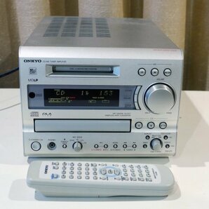 Onkyo オンキョー FR-V77 トレーベルト交換済み MDLP対応 MD/CD/チューナーアンプ リモコン付の画像1