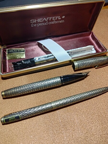 万年筆　ボールペン SHEAFFER　セット　sterling silver 