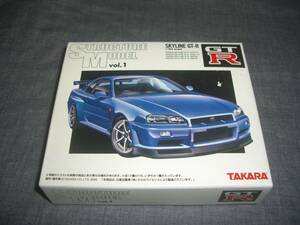 ★TAKARA タカラ 1/64 STRUCTURE MODEL vol.1 日産 スカイライン GT-R KPGC10★シルバー 組立キット