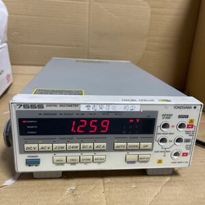 （1-707）YOKOGAWA 7555 DIGITAL MULTIMETER 755501-1-M/C1 マルチメータ