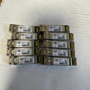 (368)中古　CISCO SFP-10G-SR 10-2415-03 10G BASE SFP+モジュール 10個セット光トランシーバー シスコ