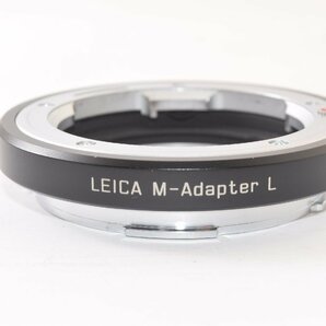 ★美品★ LEICA ライカ M-Adapter L 18771 T用 Mレンズアダプター ブラック 2404025の画像4